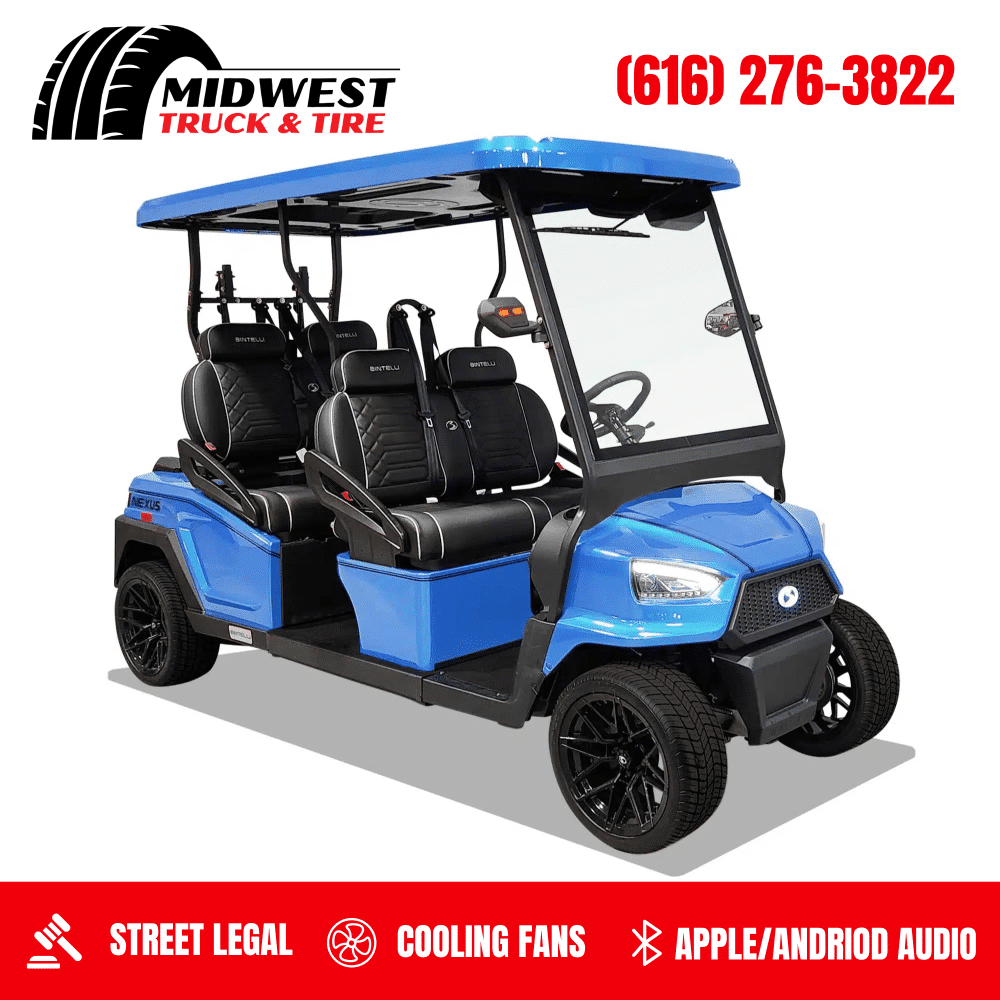 2025 Bintelli Nexus 4 Passenger - Ocean Blue